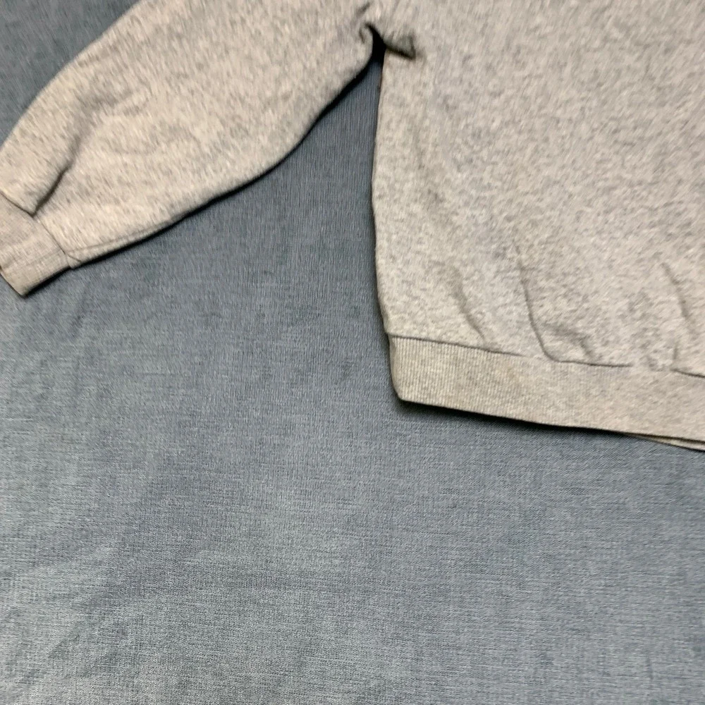 Nike Hoodie Kids Small Gray Swoosh Logo Kangaroo‎ Pocket Long Sleeve Pullover